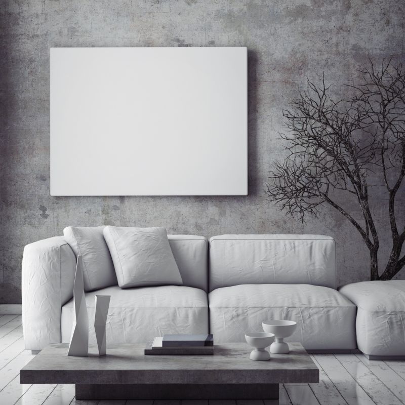 Neatly hung frames improve the overall appearance and design of your space
